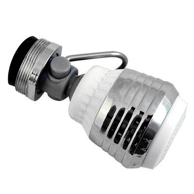 Dual Spray Swivel Kitchen Faucet Aerator with Pause Lever, 1.5 GPM