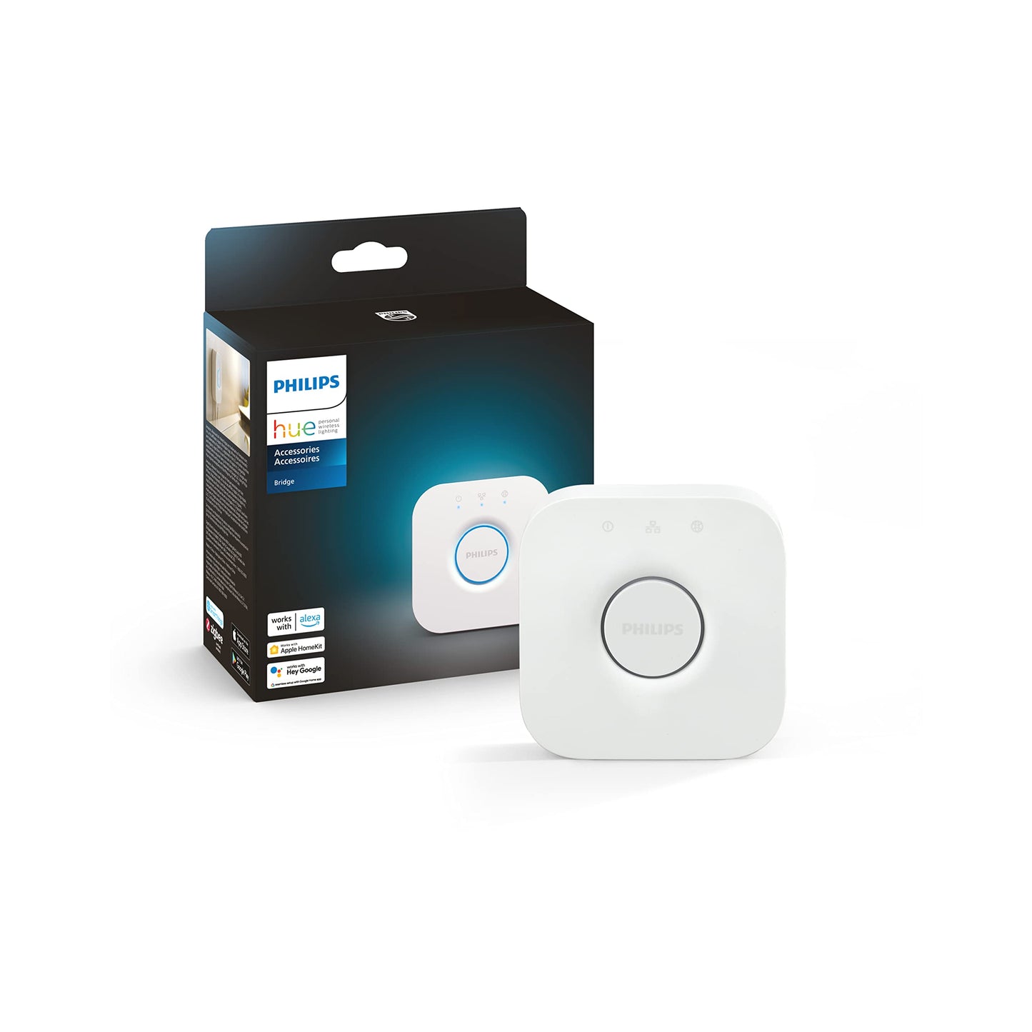 Philips Hue Bridge - Smart Lighting Hub with Matter Compatibility