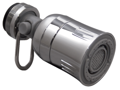 Twist Dual-Spray Kitchen Swivel Faucet Aerator with Pause, 1.5 GPM