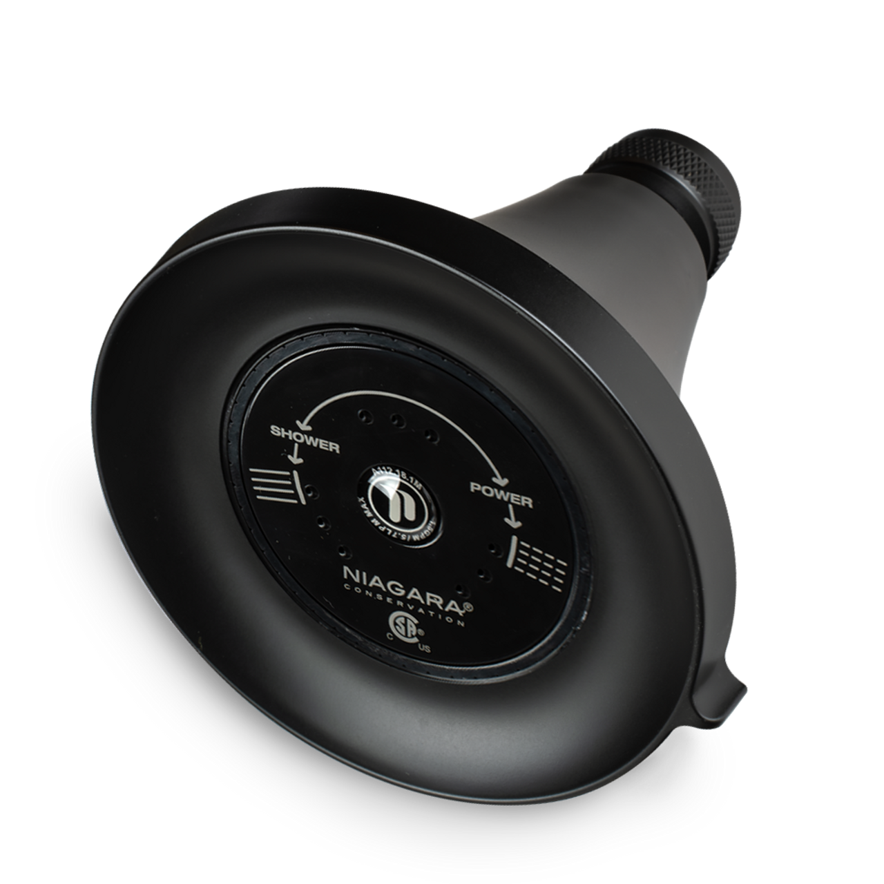 Earth Luxe 3-Function Fixed Showerhead, 1.5 GPM