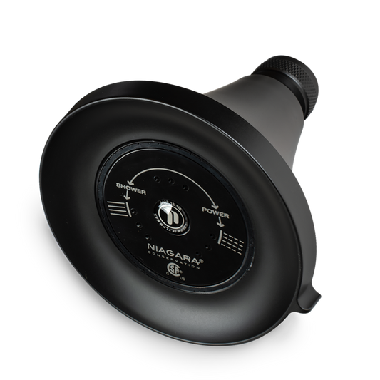 Earth Luxe 3-Function Fixed Showerhead, 1.5 GPM